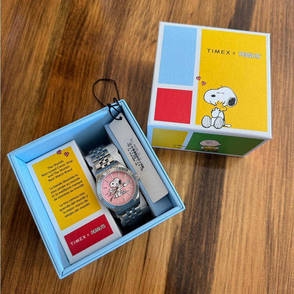 Timex x Peanuts Pink Snoopy Watch (34mm)